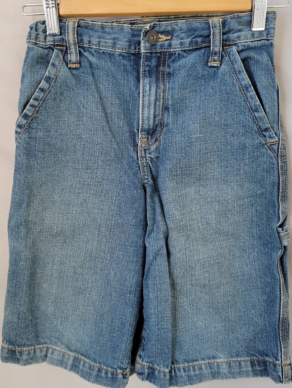 Children's‎ Place Elastic Waist Carpenter Shorts Blue 14